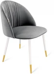 Стул SHT-ST35-1/S129 угольно-серый/белый муар/золото Sheffilton 6609062702