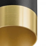 Подвесной светильник Wolta WSL-MR11/P15BG под лампу MR11 с цоколем GU10 Черный / золотой PETITE