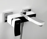 Смеситель Wasserkraft Aller 1061WHITE для ванны с душем