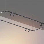 Светильник диммир. со сменой цв. температуры Novotech Glat 359368 IP20 LED 24W 48V 3 KONST (регулировка яркости, управление смартфоном, умный дом - Smart Life)