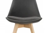 Деревянный стул Woodville Bonuss dark gray / wood 15224