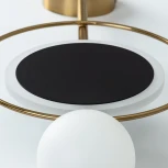 Настенный светильник Arte Lamp Polaris A2604AP-7BK (LED, 220V, шар)