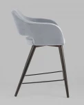 Стул полубарный Stool Group Саймон велюр серый УТ000025169