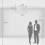 Потолочная люстра на штанге De City Тетро 673018004