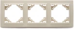 Рамка на 3 поста (слоновая кость) Stekker Эрна 39242