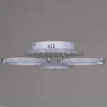 Потолочная люстра светодиодная на штанге Reluce 06319-3.3-03 WH+CR (RGB) (220V, пульт управления)