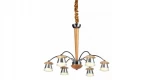 Подвесная люстра Lucia Tucci Natura 158.6 (LED, 220V, бук, на цепи)