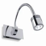 Настенный светильник на гибкой ножке Ideal Lux Dynamo AP CROMO (LED, 220V, круглые)