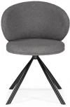 Стул Woodville на металлокаркасе Solomon крутящийся gray / black 15601