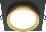 Встраиваемый светильник Hoop GX53 1x15Вт Maytoni Technical DL086-GX53-SQ-BG (220V, круглые)