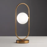 Интерьерная настольная лампа Freya Inversion FR5233TL-01BS (220V, выключатель, шар)