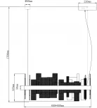 Подвесной светильник Wertmark Lotta WE461.02.023