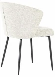 Набор из 2 стульев Cadence Serene Hesby (Металл/Букле, Белый) арт.HSBI_DC148_white_2