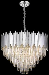 Подвесная люстра Wertmark Calogera WE137.14.103 (220V, хрусталь, на цепи, круглые)