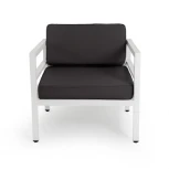 Кресло интерьерное, каркас из алюминия 4SIS Эстелья EST-A-001 white