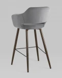 Стул барный Stool Group Саймон велюр тёмно-серый УТ000025180