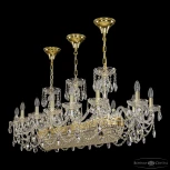 Подвесная люстра Bohemia 1453 1453/14/195/1000 G