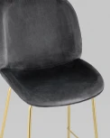 Стул барный Stool Group Beetle со спинкой серый УТ000006595