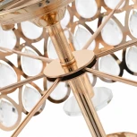 Потолочная люстра хрустальная на штанге Arte Milano Sorrento-1019 371019/6/50/490 GD (220V)