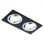 Встраиваемый точечный светильник Ambrella A601 A601/2 BK (220V)