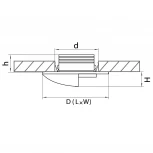 Подсветка для лестниц и ступеней встраиваемая Lightstar Lumina 212147 (LED, 220V)