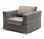 "Боно" кресло из искусственного ротанга, цвет графит 4SIS арт.УТ-00004186