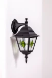 Настенный фонарь уличный Oasis Light QUADRO M lead GLASS 79902MlgG Bl (220V, фонарь, IP44)