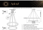 Подвесной светильник ярусный Armel APL.049.13.90 (LED, 220V, на тросе)