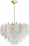 Подвесная люстра Odeon Light Tears 5049/19 золото/прозрачный/металл/хрусталь/стекло E14 19*40W