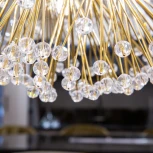 Подвесной светильник Dunkirk L28506 (220V, хрусталь K9, на цепи, шар)