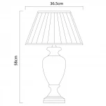 Интерьерная настольная лампа Arte Lamp Radison A5199LT-1WH