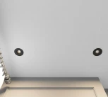 Точечный встраиваемый светильник Denkirs Roto DK2120-BK (220V, круглые)