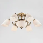 Потолочная люстра Eurosvet 22010 22010/6+2 античная бронза