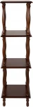 Этажерка П 8 средне-коричневый от фабрики Mebelik