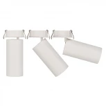 Светильник SP-POLO-BUILT-R65-8W Day4000 (WH-BK, 40 deg) (IP20 Металл) 027249