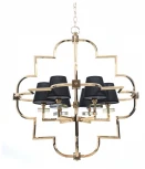 Подвесная люстра Lumina Deco LDP 8020-6 GD+BK