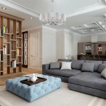 Подвесная люстра Eurosvet Valery 60079/8 хром (220V, на цепи)