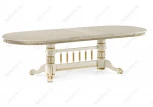 Деревянный стол Woodville Кантри крем / патина золото 450824