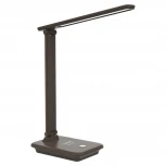 Офисная настольная лампа с беспроводным ЗУ Feron 41451 (LED, 220V, диммер, сенсорный выключатель)