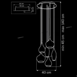 Подвесной светильник Lightstar Pentola 803067 (220V, на проводе)