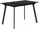 Деревянный стол Woodville Агни 110(140)х68х76 файерстоун / черный матовый 528557
