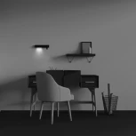 Настенный светильник со спотом Maytoni Comodo C031WL-L8B3K1