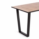 Стол COSTA ЛДСП/HPL/металл, 120 х 80 75 см, Гранит серый/чёрный Tetchair 19750