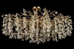 Потолочная люстра на штанге Dio D`arte Tavenna Gold Tavenna H 1.3.100.102 G (220V, хрусталь)