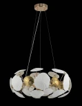 Подвесной светильник Alfa Light F2924-10 (220V, на тросе, цветы)