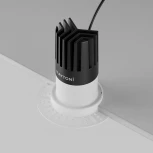 Встраиваемый светильник под гипсокартон Maytoni Dip DL122-15W-2.7K-TRS-W (LED, 220V, круглые)