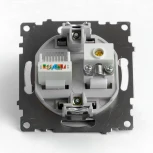 ТВ-розетка (коричневый) Stekker Катрин 49185