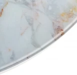 Набор кофейных столиков Tango бежевый мрамор с белыми ножками, 2шт Bradex Home RF 0352