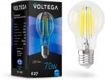 Лампочка светодиодная шар прозрачная E27 7W 220V 720 lm 4000K Voltega General purpose bulb E27 7W 7141