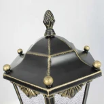 Наземный фонарь Кузнечное дело Ретро 27-001-ЧЗ (220V, ковка, под старину, IP54)